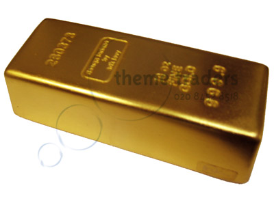 Gold Bullion Bars Large Props, Prop Hire