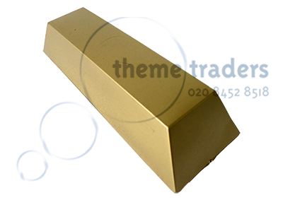 Plastic Gold Bullion Props, Prop Hire