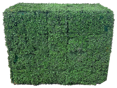 Large Box Hedges Props, Prop Hire