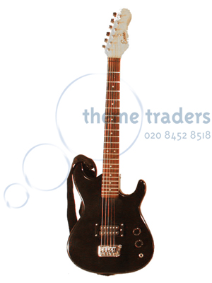 Electric Guitars Black Props, Prop Hire