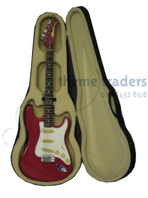 Red Electric Guitars Props, Prop Hire