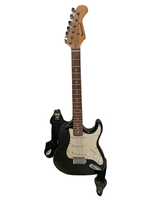 Black Electric Guitars Props, Prop Hire