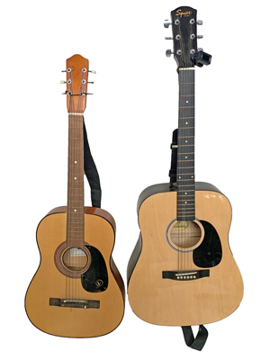 Acoustic Guitars Props, Prop Hire