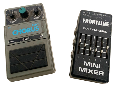 Guitar Effects Pedals Props, Prop Hire