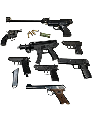 Hand Guns Props, Prop Hire