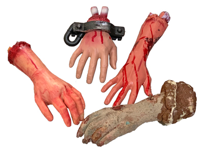 Prosthetic Hands and Wrists Props, Prop Hire