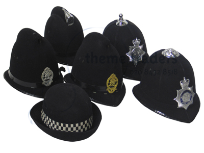 Police Hats Helmets Props, Prop Hire
