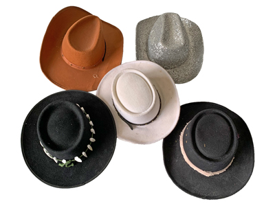 Cowboy Stetson Hats Props, Prop Hire