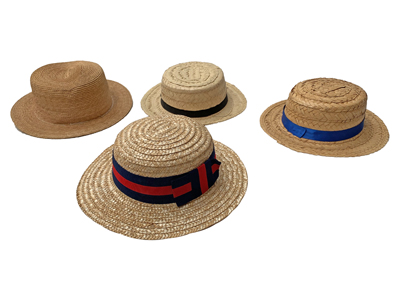 Boaters Hats Props, Prop Hire