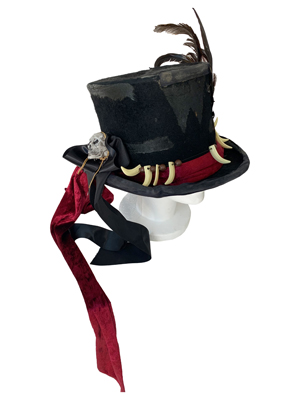 Steampunk Voodoo Top Hat Props, Prop Hire