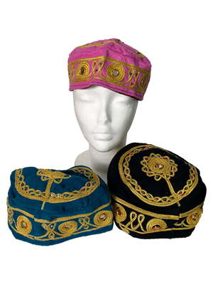 Turkish Skull Caps Props, Prop Hire