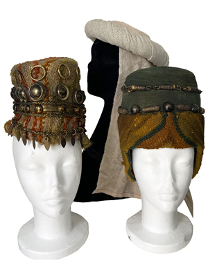 Arabian Persian Mesopotanian Venetian Hats Props, Prop Hire