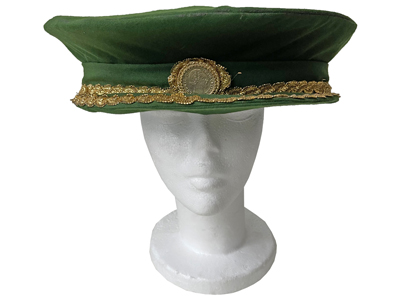 Green Pantomime Peak Cap Props, Prop Hire