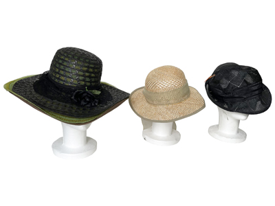 Period Straw Womens Daywear Hats Props, Prop Hire