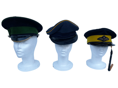 Military Officers Peaked Caps Props, Prop Hire