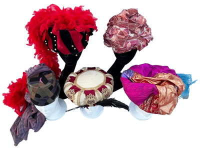 Persian Court Eastern Hats Props, Prop Hire