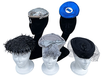 Art Deco Hats and Bonnets Props, Prop Hire