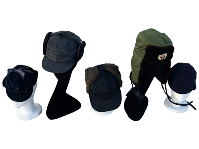 Earflap and Trapper Hats Props, Prop Hire