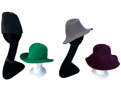 Felt Hat Shapes Props, Prop Hire