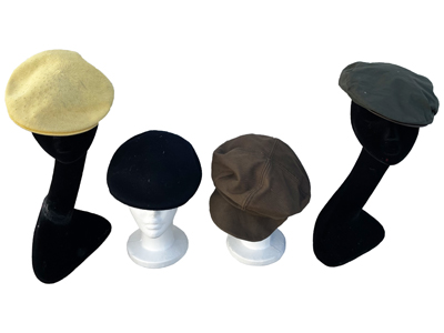 English Traditional Flat Hats Props, Prop Hire