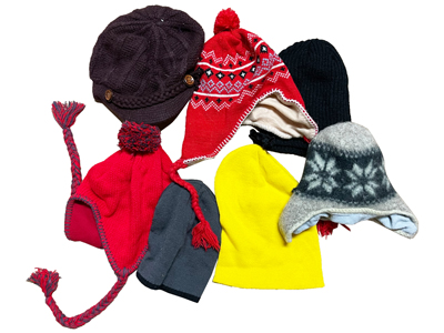 Woolly Hats Beanies Props, Prop Hire