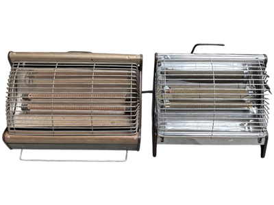 Old Fashioned Bar Fire Heaters Props, Prop Hire