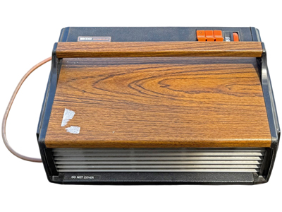 Ekco Vintage Wood Finish Blow Heater Props, Prop Hire