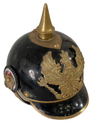 Metal Kaiser Prussian Pickelhaube Helmet Props, Prop Hire