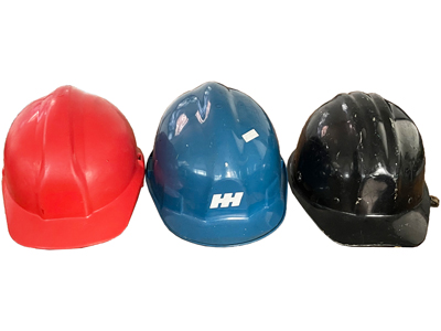 Vintage Safety Helmets Props, Prop Hire