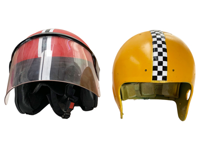 Motor Helmets Props, Prop Hire