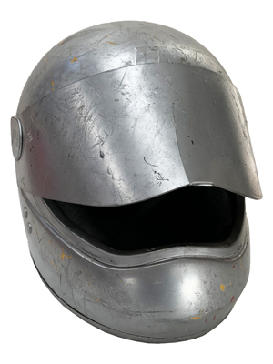 Silver Helmet Props, Prop Hire