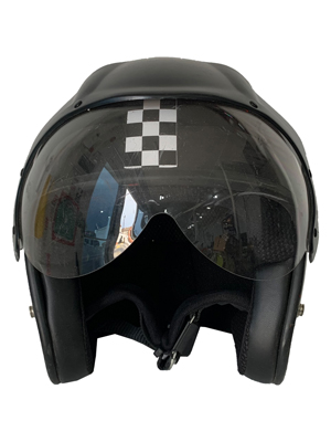 Police Motorbike Helmet With Dark Visor Props, Prop Hire