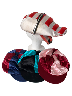 Jockey Horse Racing Caps and Helmets Props, Prop Hire