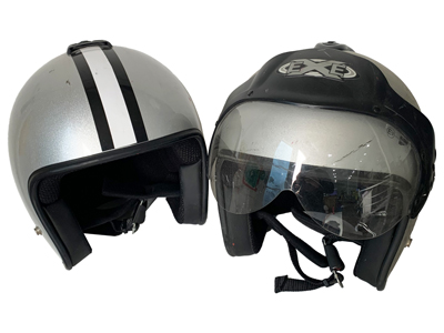 Silver Jet Helmets Props, Prop Hire