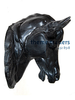 Horses Heads Black Props, Prop Hire