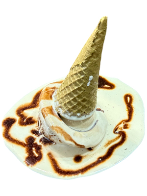 Realistic Replica Upside Down Ice Creams Props, Prop Hire