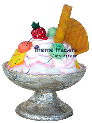 large sundae statues Props, Prop Hire