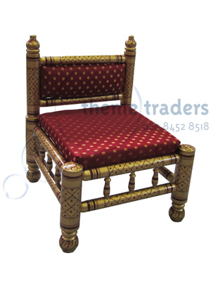 Mandap Chair low Props, Prop Hire