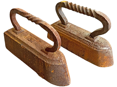 Rusty Flat Irons Props, Prop Hire