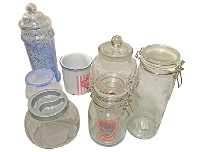 Sweet and Home Jars Props, Prop Hire