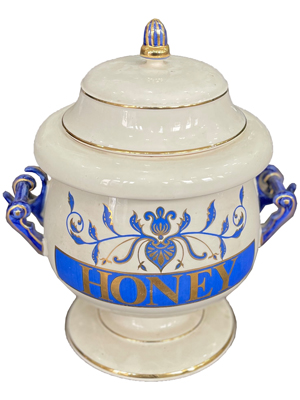 Apothecary Antique Product Honey Storage Jar 40Cms Props, Prop Hire