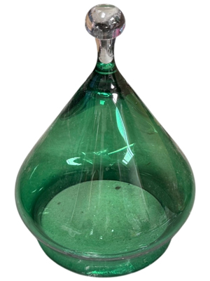 Mystic Green Bell Jars Domed Cloches Props, Prop Hire