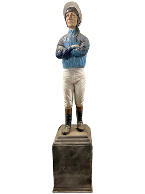 Horse Jockey on Plinths Statues Props, Prop Hire