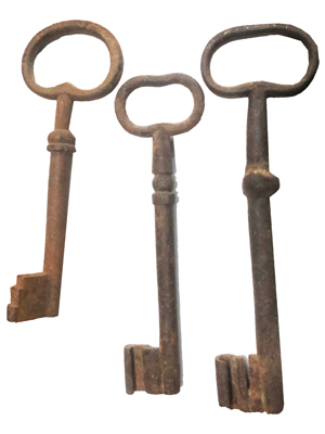 Ancient Keys(priced per item) Props, Prop Hire