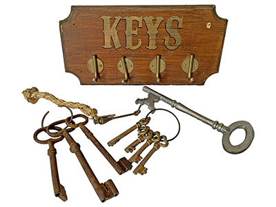 Key Rack Props, Prop Hire