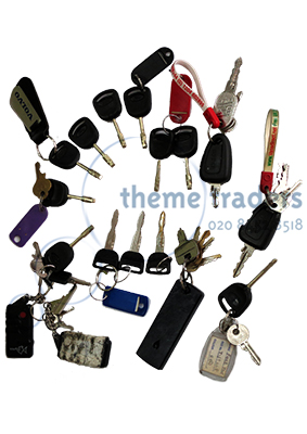 Assorted Van and Car Keys Props, Prop Hire