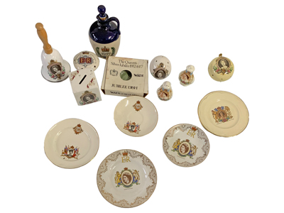 Royal Bell, Plates, Salt and Pepper Props, Prop Hire
