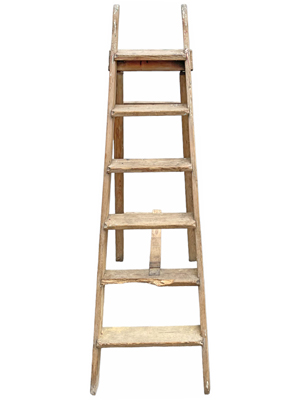 Vintage weathered ladder stepladder (prop only) Props, Prop Hire