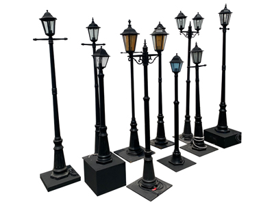 Assorted Lamposts Props, Prop Hire