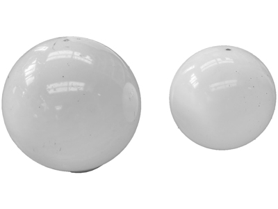 30cms Semi Opaque Flat Bottom Spheres Props, Prop Hire